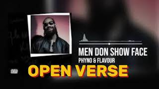 Phyno Ft Flavour  Men Don Show Face OPEN VERSE Instrumental BEAT  HOOK [upl. by Anirdnaxela]