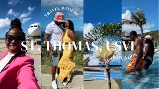 TRAVEL WITH ME TO ST THOMAS  2023 USVI TRAVEL VLOG [upl. by Ybeloc]