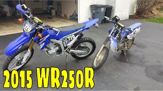 NEW BIKE 2015 WR250R at only 16 years old [upl. by Dannon617]