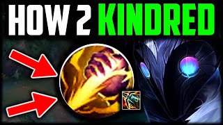 BEST KINDRED GUIDE FOR S14 📈  KINDRED JUNGLE GUIDE  141 [upl. by Lerraj]