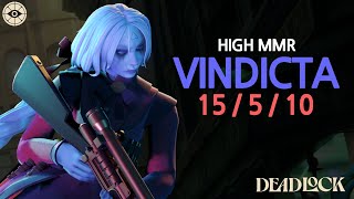 Vindicta  DeadlockValve High MMR Gameplay [upl. by Wehhtam]