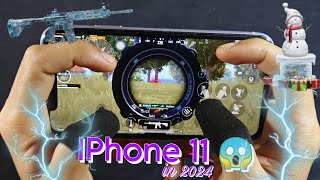 Best iPhone 11 Handcam 4 Finger Smooth  Extreme 60Fps pubgmobile [upl. by Artaed]