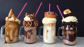 EXTREME MILKSHAKE RECIPES How To Cook That Ann Reardon FREAKSHAKES [upl. by Eiten357]