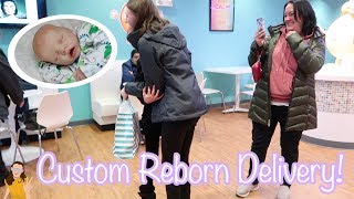 Hand Delivering Custom Reborn baby Twin A  Kelli Maple [upl. by Lahcym90]