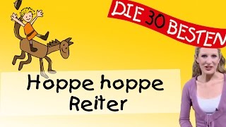 Hoppe hoppe Reiter  Anleitung zum Bewegen  Kinderlieder [upl. by Thurnau]