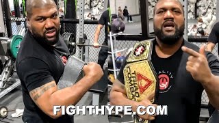 RAMPAGE JACKSON SENDS SHANNON BRIGGS A PUMPED MESSAGE PRESSES “MOST I EVER” WEIGHT TO “BEAT BOXERS” [upl. by Ollayos]