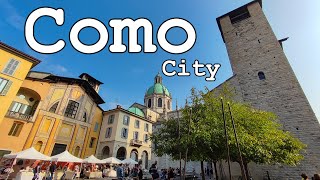 Como city on Lake Como Lombardy Italy Lombardia Italia [upl. by Eibber]