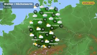 WetterUpdate  Der Frühling erhält einen kräftigen Dämpfer [upl. by Aihsakal264]