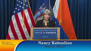 August 5 Ardsley Mayor Nancy Kaboolian joins County Executive Latimer Weekly Briefing [upl. by Janel]