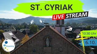 LIVE  Eucharistiefeier zum Erntedankfest aus St Cyriak Oberkirch [upl. by Rozanne52]