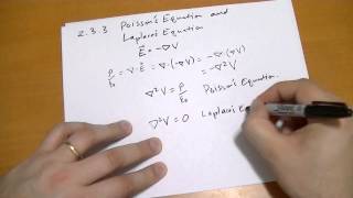 233 Poissons Equation and Laplaces Equation [upl. by Anora]