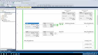 Programmare in Ladder i PLC Allen Bradley esempio applicativo 1 [upl. by Anassor761]