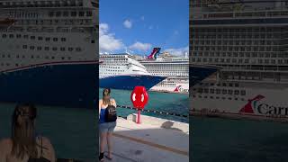 Nassau Bahamas Cruise Port Taxis Terminal [upl. by Leavitt39]