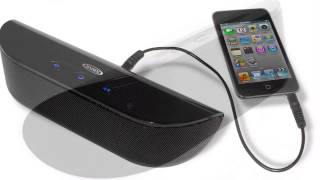 Jensen SMPS200 Portable Stereo Speaker For iPodiPhone MP3 Tablet Smartphone [upl. by Busch153]