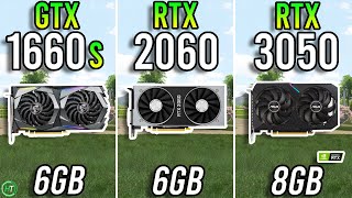 GTX 1660 Super vs RTX 2060 vs RTX 3050  Big Differences [upl. by Zanze476]