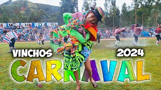 CARNAVAL AYACUCHANO  RURAL 2024 VINCHOS  Perú [upl. by Areek]