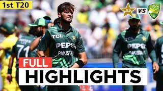 Pakistan vs Australia 1st T20 Full Highlights 2024  PAK vs AUS 2024  PAK vs AUS 1st T20 Highlights [upl. by Richela]