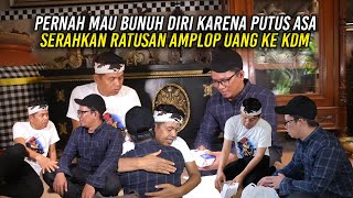 PERNAH MAU BUNVH D1RI KARENA PUTUS ASA  SANSAN ASAL CIANJUR SERAHKAN RATUSAN AMPLOP UANG KE KDM [upl. by Arekahs240]