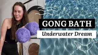 GONG BATH Underwater Dream Sound Healing Gong Meditation to relax amp unwind [upl. by Trixy]