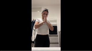 Female TikTok sneeze and nose blows Part 4 new version [upl. by Lledraw]