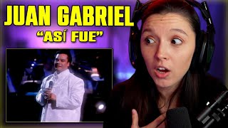 Juan Gabriel  Así Fue  FIRST TIME REACTION  Live Desde el Instituto Nacional de Bellas Artes [upl. by Sidran879]