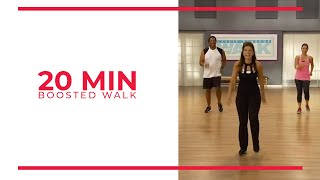 20 Minute Boosted Walk  Walk at Home [upl. by Adnilreh116]