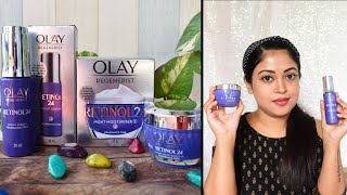 Olay Retinol 24 Night Serum amp Night Cream Moisturiser All About Retinol Why amp How to use Retinol [upl. by Atinomar]