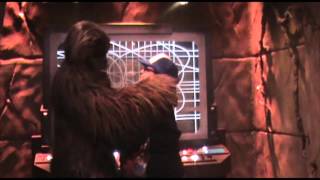 Meeting Chewbacca at Disneyland December 2015 [upl. by Henley413]