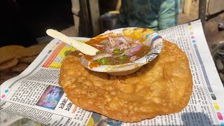 Famous Dal Pakwan of Gwalior  Sindhi Breakfast  Indian Street Food [upl. by Wilie]