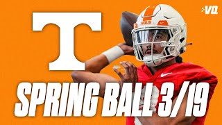 Tennessee football returns to the practice field on Tuesday CHECK OUT the highlights I Volquest [upl. by Aryamo]