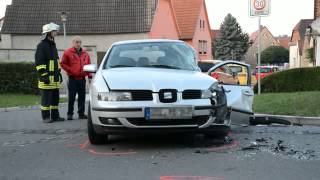 Schwerer Unfall mit Traktor in Aschersleben [upl. by Iemaj419]