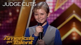 Patches 13YearOld Rapper Returns With New Original Rap  Americas Got Talent 2018 [upl. by Ludovika648]