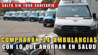 Salta comprará 34 ambulancias gracias al ahorro por el cobro de la salud a extranjeros  ASN [upl. by Petta]