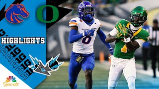 Boise State Broncos vs Oregon Ducks  CFB HIGHLIGHTS  972024  Big Ten on NBC Sports [upl. by Reade]