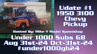 Under 1000 Sub GB Update 1 Video Hosted By Model Speedshop modelspeedshop under1000gb24 [upl. by Rezzani]