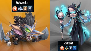 Monster Legends  Hatching Mythic Monsters Gobzerkir And Soulblast [upl. by Jobey]