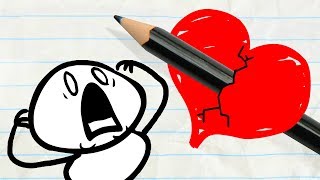 Will Pencilmate Ever Find True Love in Pencilmation VALENTINES DAY Compilation [upl. by Brenner]