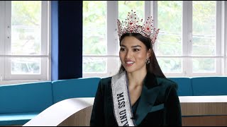 quotI Weighquot An Interview with Miss Universe Thailand Anchilee ScottKemmis [upl. by Hudnut]