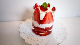 Recette deTiramisu aux fraises Strawberries Tiramisu Recipe [upl. by Timoteo]