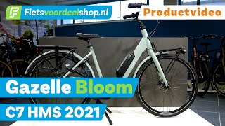 Gazelle Bloom C7 HMS 2021  Fietsvoordeelshopnl Productvideo [upl. by Enorej60]