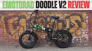 Emotorad Doodle v2 Foldable Electric Cycle Review Video  The Fat Tire SUV of Ebikes in India 🚲 [upl. by Eylk154]