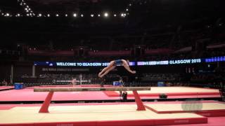 SPIRIDONOVA Daria RUS  2015 Artistic Worlds  Qualifications Balance Beam [upl. by Heall]