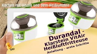 Vorstellung Durandal Klarstein VitAir Turbo Heißluftfriteuse  Halogen Ofen Rezepte [upl. by Ermengarde]