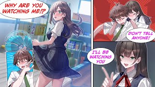 Manga Dub I ran into my classmate during an embrassing moment and now she wont stop following me [upl. by Netnert]