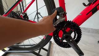 PASANG CHAINRING OVAL ABSOLUTE BLACK DI GS SRAM AXS [upl. by Adiarf]