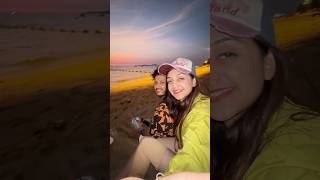 Sunset in This Beach Thailand Pataya 🥹❣️🧿 shorts trendingshorts travel minivlog meghachaube [upl. by Eisteb]