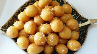 Resep kue gemat madu  sweet ball Honey yummy khas Timur tengah [upl. by Greenes]