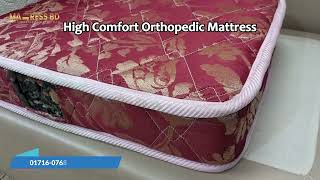 High Comfort Orthopedic Mattress MBD [upl. by Sheline]