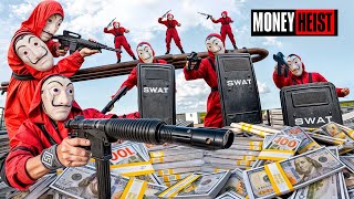 PARKOUR VS MONEY HEIST 6  No ESCAPE for POLICE BAD GUYS have them surrounded  Epic POV [upl. by Harrison253]