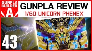 พี่เอ รีวิวกันพลาตัวที่ 43 PG GUNDAM UNICORN PHENEX Daban GUNPLA REVIEW [upl. by Skillern]